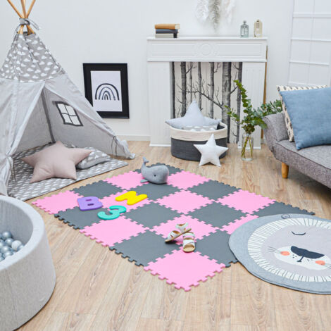 Tapis Mousse Animaux Pastel - Bébé Naissance Puzzle Géant - LUDI Tapis Mousse Animaux Pastel - Bébé Naissance Puzzle Géant - LUDI