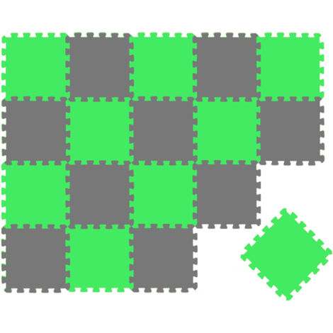 18 Tapis de Sol épais pour Bébé Enfant - 30x30 Dalles Puzzle Carré en Mousse EVA (1/5)