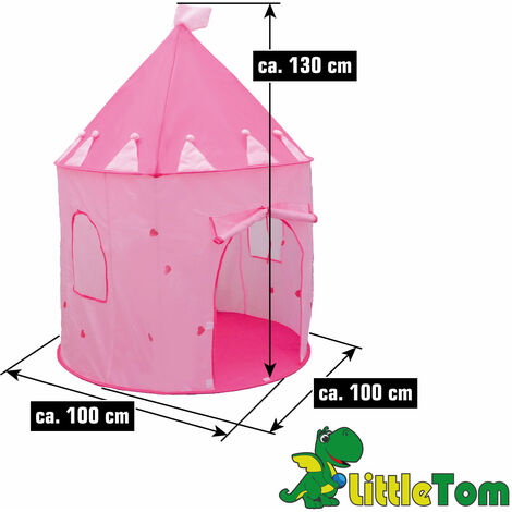 Tente Princesse Fille - 300 Balles - 100x100x135 Piscine a Balle