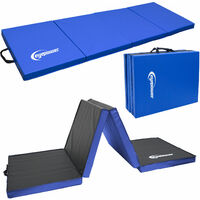 180x60 Tapis de Gymnastique Pliable - Tapis Gymnastique Epais 5cm Tapis de Sport