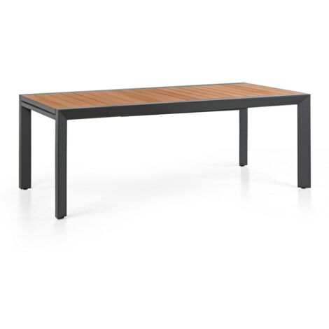 Tavolo da esterno 200/300x100x075 in alluminio grigio- Olbia
