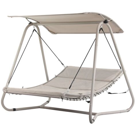 Dondolo da giardino a letto imbottito Regan talpa