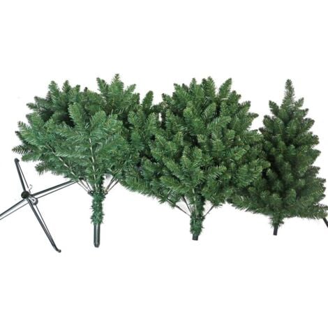 Albero di Natale Folto Verde Effetto Realistico 240 cm con Borsa