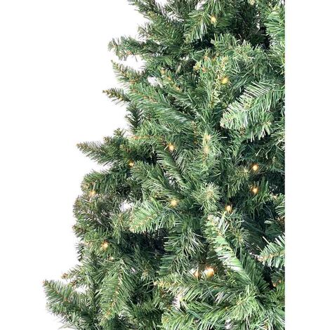 Albero di Natale Folto Verde Effetto Realistico 240 cm con Borsa