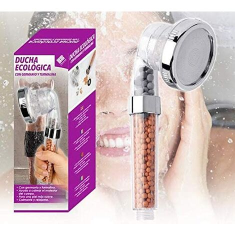Ecoducha germanio y turmalina con hidromasaje mediante agua (1/4)