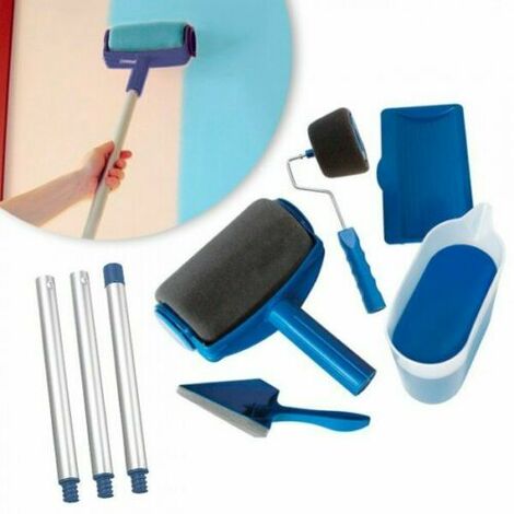 KIT RODILLO DE PINTAR ANTIGOTEO MULTIFUNCION CON DEPOSITO RECARGABLE Y MANGO EXTENSIBLE SIN GOTAS SIN DERRAMES SIN MANCHAS (1/5)