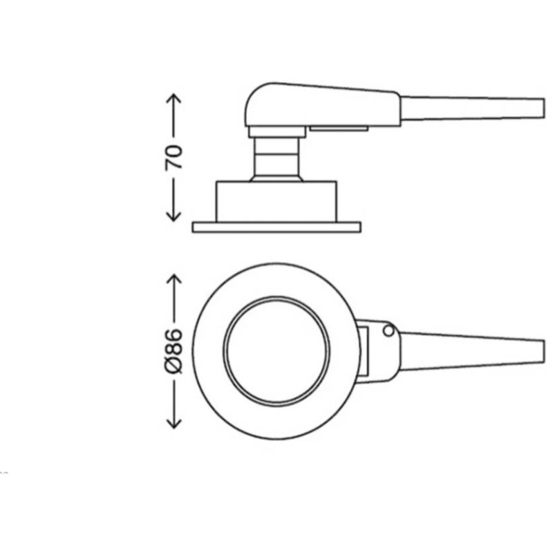 BRILONER - 3 FARETTI LED INCASSO 3W- GU10 250LM NICHEL SATINATO