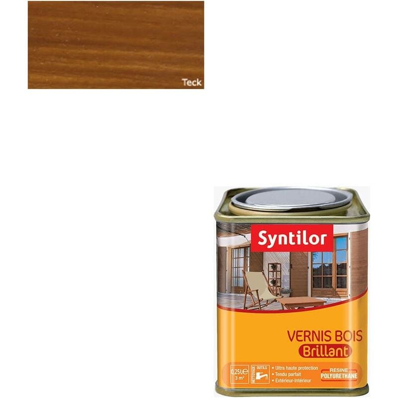 Vernice per legno da interno SYNTILOR bianco 0.5 lt