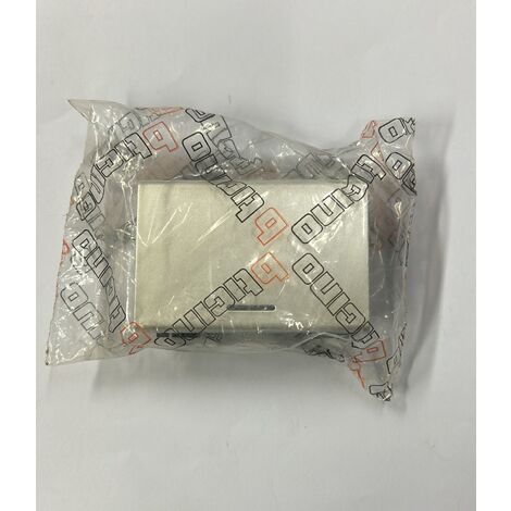 BTICINO - COPRITASTO METALLICO 3M COLOREGIALLO PERLA