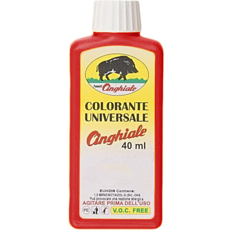 CINGHIALE - COLORANTE UNIVERSALE 40ML ROSSO VIVO