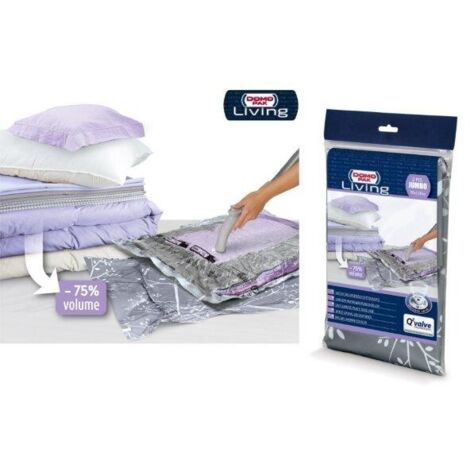 Custodia sottovuoto jumbo xxl domo pack impermeabile salvaspazio 2 pezzi