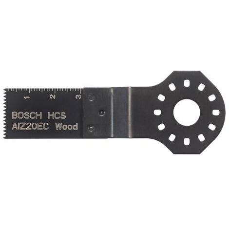 Bosch 2609256948 DIY PMF - Lama per tagli dal pieno AIZ 20 EC HCS, legno, 20 x 30 mm