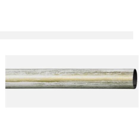 SWISH - BASTONE PER TENDE IN ACCIAIO AVORIO PATINATO D. 20mm 150CM