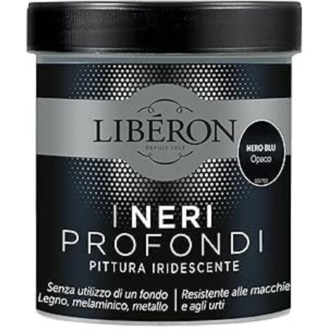 Pittura Iridescente Liberon I Neri Profondi 500ml Nero Blu Opaco