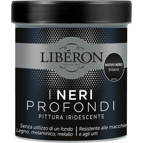 Pittura Iridescente Liberon I Neri Profondi 500ml Nuovo Nero Brillante