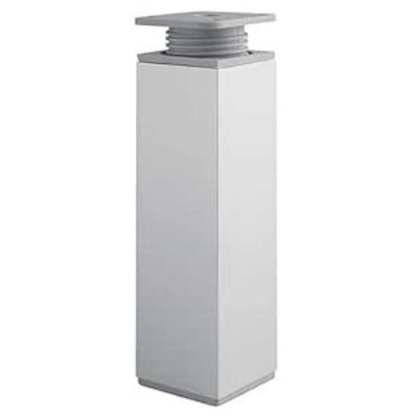 MOBILA - PIEDE QUADRATO REGOLABILE ALLUMINIO GRIGIO
