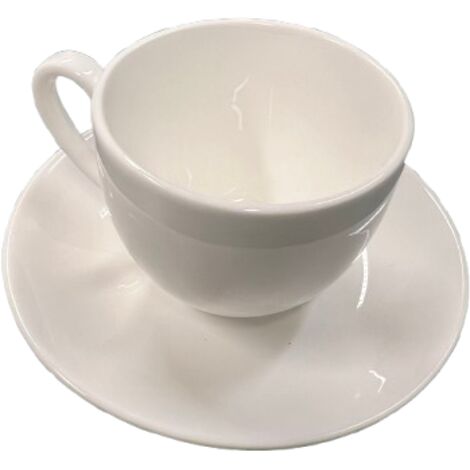 BRANDANI - SET 2 TAZZINE CAFFE' BIANCHE