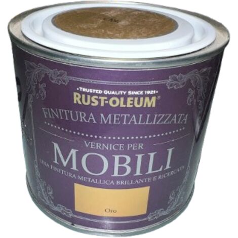 RUST-OLEUM - VERNICE CHALKY METALLIZZATACOLORE ORO 0,5L