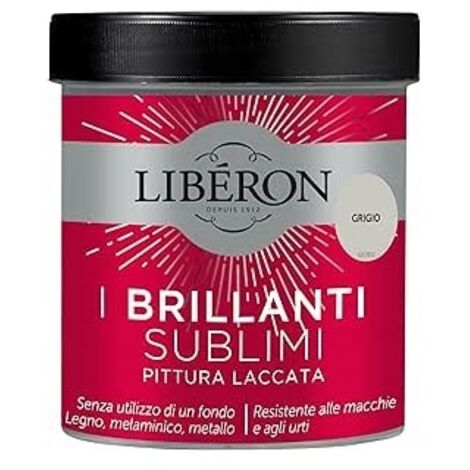 Pittura Laccata Liberon I Brillanti SuBlimi 500ml Grigio Riflesso