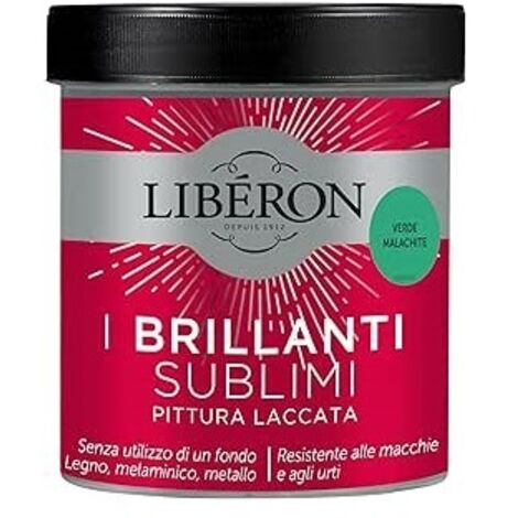 Pittura Laccata Liberon I Brillanti SuBlimi 500ml Verde MalacHite