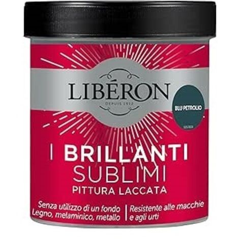 Pittura Laccata Liberon I Brillanti SuBlimi 500ml Blu Petrolio