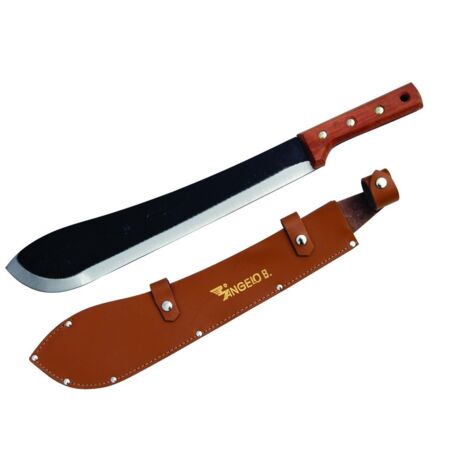 Angelo b. machete con fodero in cuoio cm. 35 - Angelo B.