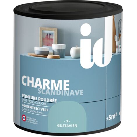 ID VERNICE OPACA E LAVABILE SENZA PRIMERCHARME COLOR AZZURRO - 0.5 LT