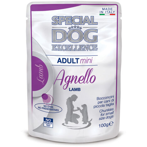 Special Dog Excellence Bocconcini in busta 100gr Taglia Piccola Agnello