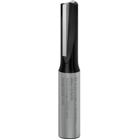 Bosch Accessories 2608628381 Fresa per scanalatura Metallo temprato Lunghezza 51 mm Dimensione, Ø 8 mm Diametro albero