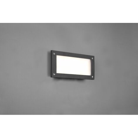 Applique Led Segnapasso Per Esterno Kelly Alluminio Antracite IP44 Trio Lighting (1/5)