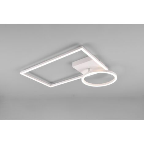 VERSO PLAFONIERA LED BIANCA CON SNODO ED INTENSITA' REGOLABILE CON INTERRUTTORE L. 63CM (1/5)