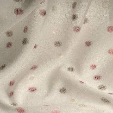 HOME COLLECTIONS - COPPIA TENDINE BUBBLES 70X240 CM BORDEAUX IN POLIESTERE