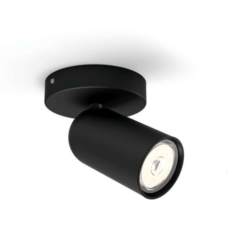 Philips Spot GU10 nero di seta naturale