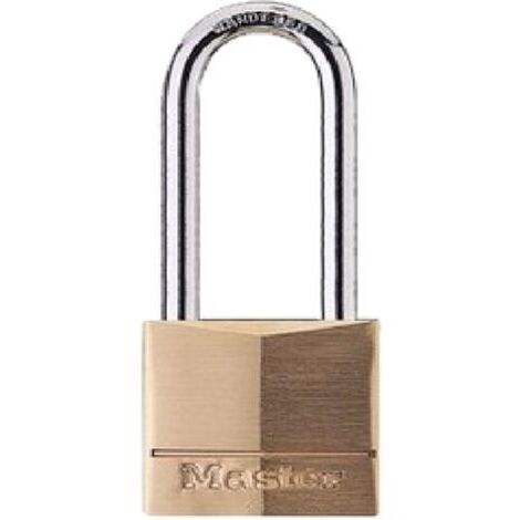 MASTER LOCK - LUCCHETTO IN OTTONE MASSICCIO - ARCO ACCIAIO TEMPERATO - 40x51x6 MM