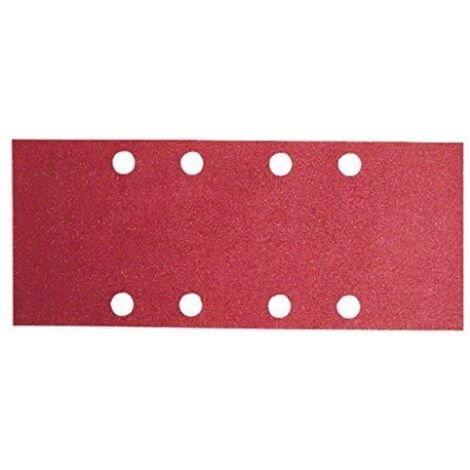 BOSCH - 10 FOGLI ABRASIVI PER LEVIGATRICE ORBITALE - 93x230 G80 8FORI (1/3)