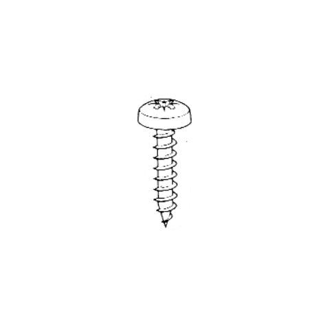 ORECA - 7 VITI PER METALLO AUTOFILETTANTI - TESTA CILINDRICA BOMBATA 4,8X22MM - FERRO CEMENTATO ZINCATO