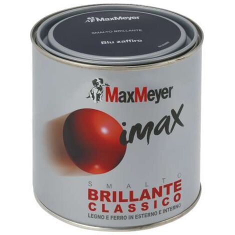 MAX MEYER - IMAX SMALTO A SOLVENTE BRILLANTE CLASSICO GRIGIO SCURO LT 0,500