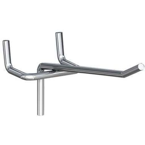 Masidef Ganci Singoli Metallo per Pannello Forato - 6 cm - 10 pz