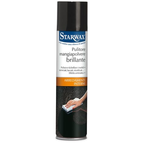 STARWAX - PULITORE MANGIAPOLVERE BRILLANTE 400ml - PER ARRENDAMENTI INTERNI