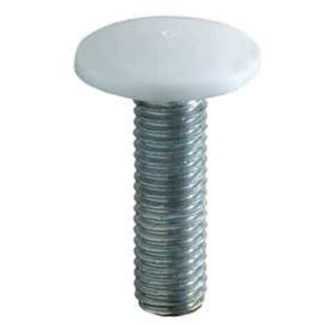 Viti di fissaggio zincate Masidef m10 x 33 mm 4 pz testa bianca