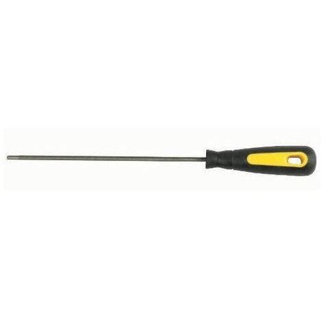 MAURER - LIMA TONDA PER CATENA MOTOSEGHEØ4,0x200MM - CON MANICO ERGONOMICO BIMATERIALE