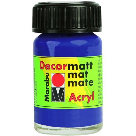 MARABU - COLORE ACRILICO DECORMATT PERMETALLO/PIETRA/LEGNO/CARTA 15ML - COLORE VIOLA SCURO 051