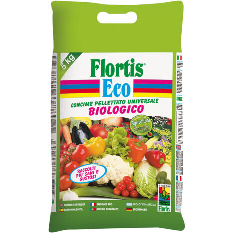 concime biologico pellettato universale flortis 5 kg