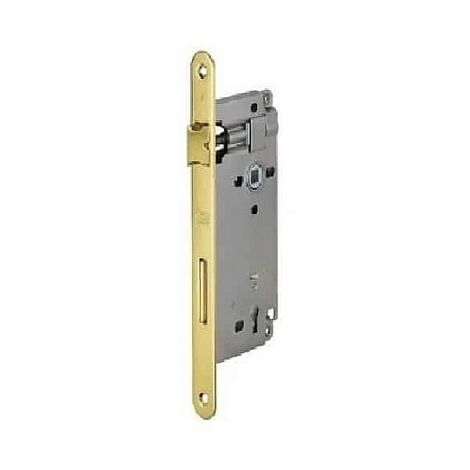AGB - SERRATURA  DA INFILARE PER PORTE INTERNE (A24) PATENT D90 F22 E50 - OTTONE VERNICIATO