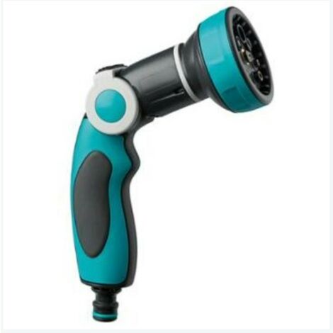 PISTOLA PER IRRIGAZIONE CON CIPOLLA JETEASY PLUS A 8 GETTI - COLORE AZZURRO/NERO