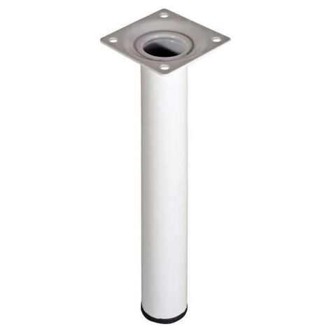 Piede tondo Masidef bianco Ø3x80cm