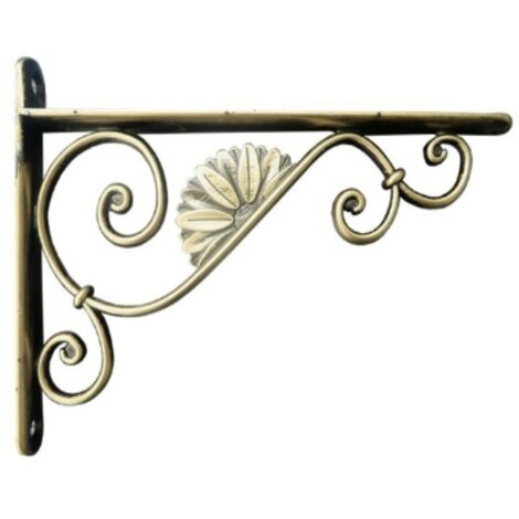 VECA - REGGIMENSOLA LINEA BAROCCO PERARREDO CASA IN ZAMA 18CM - COLORE OTTONE ANTICATO