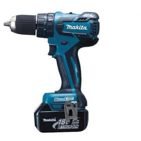 MAKITA - TRAPANO AVVITATORE PROFESSIONALE A PERCUSSIONE CON BATTERIA