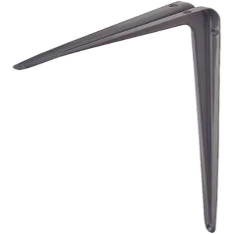 FISCHER - COPPIA REGGIMENSOLE NERVATE PER ARREDO CASA 75x100MM - COLORE GRIGIO