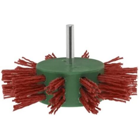 Bosch linea Hobby 2609256543 - Spazzola a lamelle, filo di nylon, rivestimento abrasivo al corindone, ø 100 mm, 6 mm (1/3)